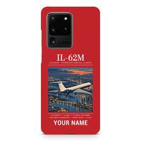 Thumbnail for Ilyushin Il-62M - Poster + Name - Samsung Case - Red