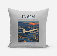 Thumbnail for Ilyushin Il-62M - Poster - Pillow - Light Gray