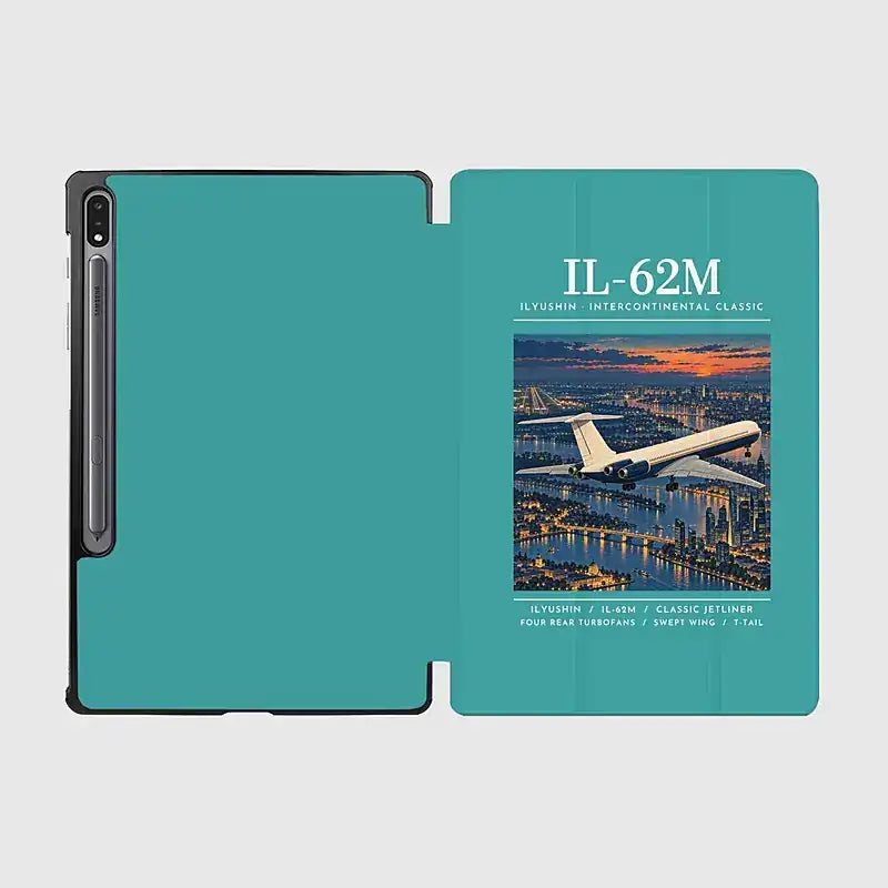 Ilyushin Il-62M - Poster - Samsung Tablet - Turquoise