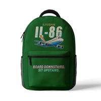Thumbnail for Ilyushin Il-86 - 3D Backpack - Cartoon - Green
