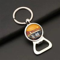 Thumbnail for Ilyushin Il-86 - 3D - Bottle Opener Key Chain - Full Print