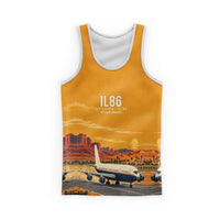 Thumbnail for Ilyushin Il-86 3D All-Over Print Clothing - Tank Top - 3D + Name