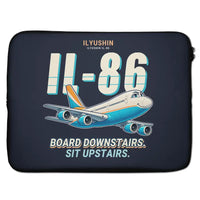 Thumbnail for Ilyushin Il-86 - Cartoon - Laptop Sleeve