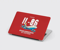 Thumbnail for Ilyushin Il-86 - Cartoon - MacBook Case - Red