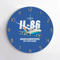 Thumbnail for Ilyushin Il-86 - Cartoon - No Frame - Blue