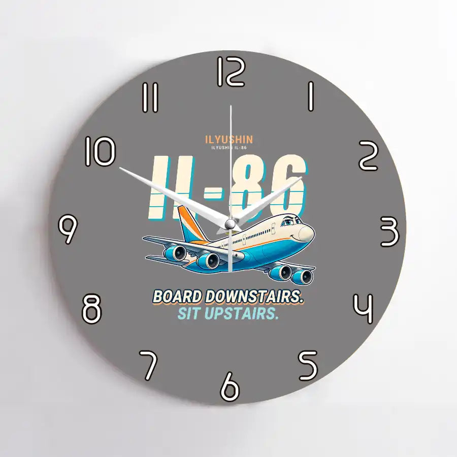 Ilyushin Il-86 - Cartoon - No Frame - Gray