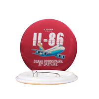 Thumbnail for Ilyushin Il-86 - Cartoon - Pin - Red