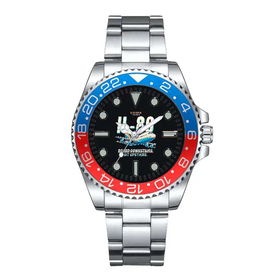 Ilyushin Il-86 - Cartoon - Premium Diver - Blue and Red