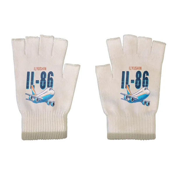Ilyushin Il-86 - Gloves - Cut - Cartoon - Beige