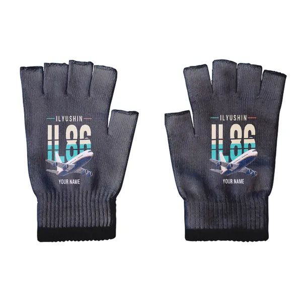 Ilyushin Il-86 - Gloves - Cut - Original + Name - Black