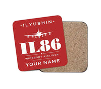 Thumbnail for Ilyushin Il-86 - Heritage + Name - Coaster - Red