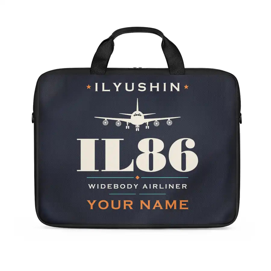 Ilyushin Il-86 - Heritage + Name - Laptop Bag