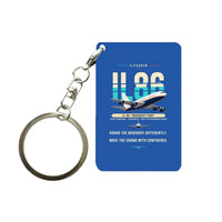 Thumbnail for Ilyushin Il-86 - Original - Key Chain - Blue