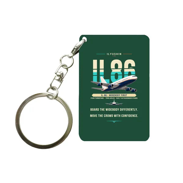 Ilyushin Il-86 - Original - Key Chain - Dark Green