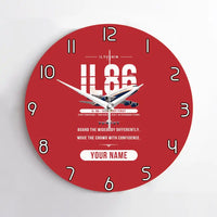 Thumbnail for Ilyushin Il-86 - Original + Name - No Frame - Red