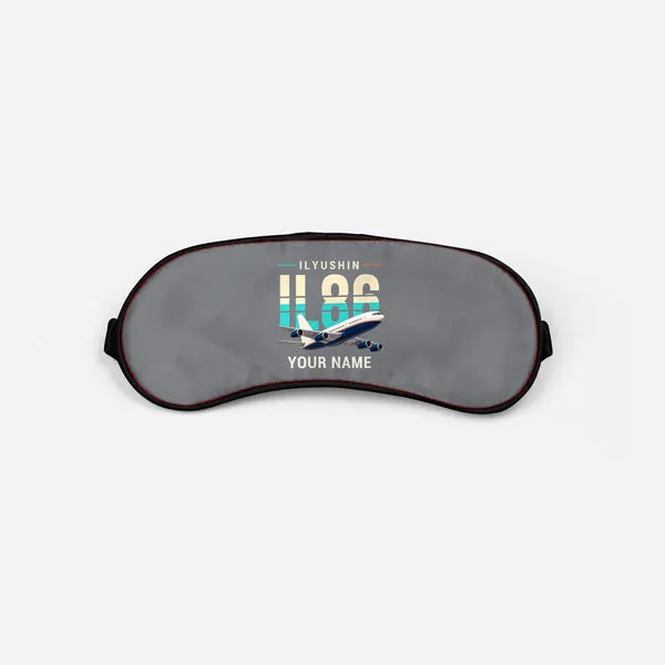 Ilyushin Il-86 - Original + Name - Sleep Mask - Gray