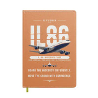 Thumbnail for Ilyushin Il-86 - Original - Notebook - Orange