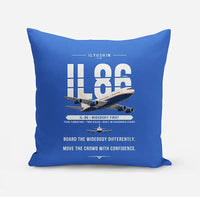 Thumbnail for Ilyushin Il-86 - Original - Pillow - Blue