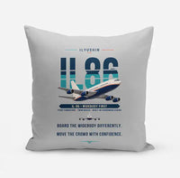 Thumbnail for Ilyushin Il-86 - Original - Pillow - Light Gray