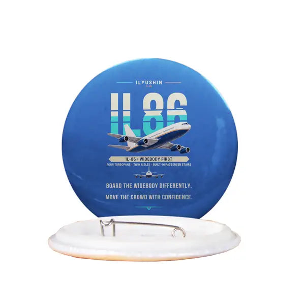 Ilyushin Il-86 - Original - Pin - Blue