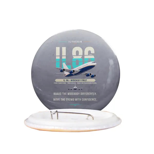 Ilyushin Il-86 - Original - Pin - Gray