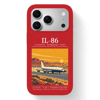 Thumbnail for Ilyushin Il-86 - Poster - MagSafe iPhone 17 Pro - Red