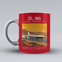 Thumbnail for Ilyushin Il-86 - Poster - Mug - Red
