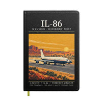 Thumbnail for Ilyushin Il-86 - Poster - Notebook - Black