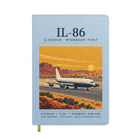Thumbnail for Ilyushin Il-86 - Poster - Notebook - Light Blue