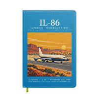 Thumbnail for Ilyushin Il-86 - Poster - Notebook - Turquoise