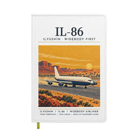 Thumbnail for Ilyushin Il-86 - Poster - Notebook - White