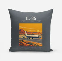 Thumbnail for Ilyushin Il-86 - Poster - Pillow - Gray