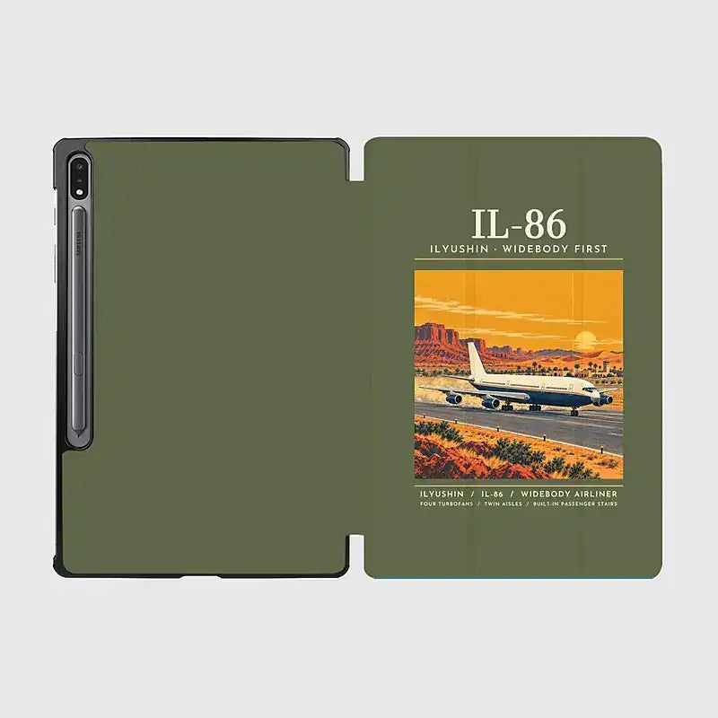 Ilyushin Il-86 - Poster - Samsung Tablet - Green Army