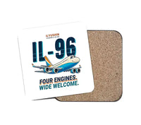 Thumbnail for Ilyushin Il-96-300 - Cartoon - Coaster - White