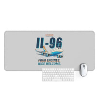 Thumbnail for Ilyushin Il-96-300 - Cartoon - Desk Mat - Light Gray