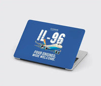 Thumbnail for Ilyushin Il-96-300 - Cartoon - MacBook Case - Blue