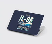 Thumbnail for Ilyushin Il-96-300 - Cartoon - MacBook Case - Navy Blue