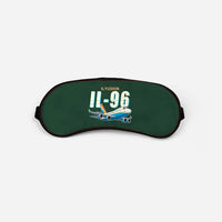Thumbnail for Ilyushin Il-96-300 - Cartoon - Sleep Mask - Dark Green