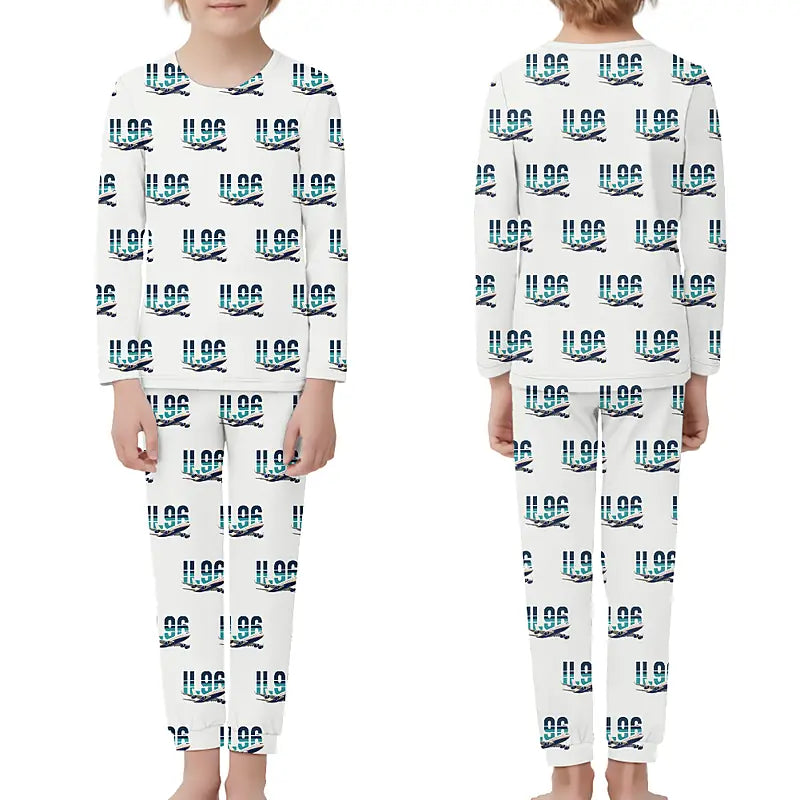 Ilyushin Il-96-300 - Children Pajamas - Original Pattern - White