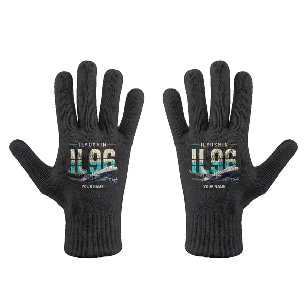 Ilyushin Il-96-300 - Gloves - Full - Original + Name - Black