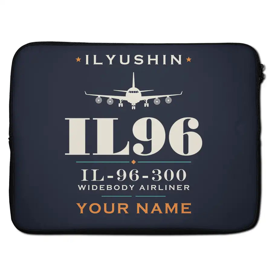Ilyushin Il-96-300 - Heritage + Name - Laptop Sleeve