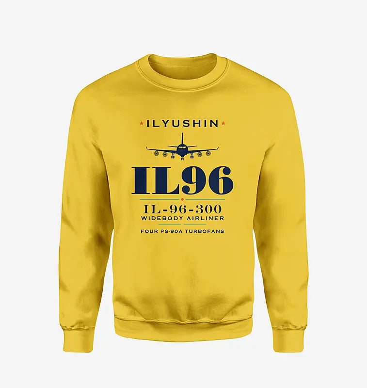 Ilyushin Il-96-300 - Heritage - Sweatshirt - Yellow