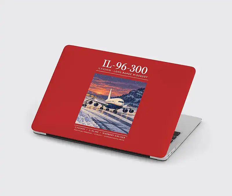 Ilyushin Il-96-300 - Poster - MacBook Case - Red