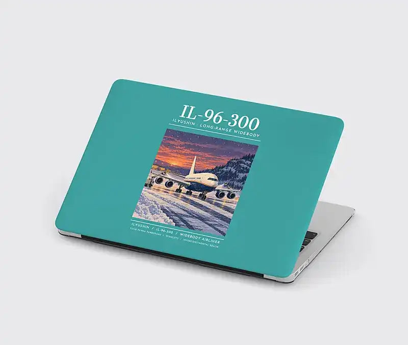 Ilyushin Il-96-300 - Poster - MacBook Case - Turquoise