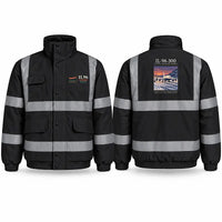 Thumbnail for Ilyushin Il-96-300 Reflective Winter Jackets - Poster - Black