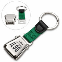 Thumbnail for Ilyushin Il-96-300 - Seat Belt Key Chain - Heritage - Green