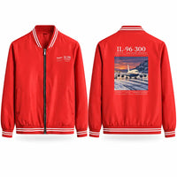 Thumbnail for Ilyushin Il-96-300 Stylish Jackets - Baseball Collar - Poster - Red