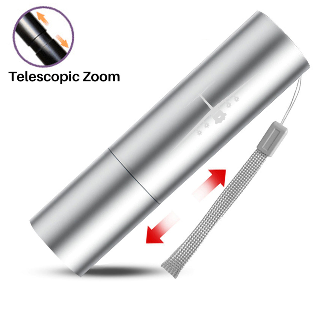 Ilyushin IL-76 Silhouette Designed Mini LED Emergency Flashlight