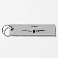 Thumbnail for Ilyushin IL-76 Silhouette Key Chains - Light Gray