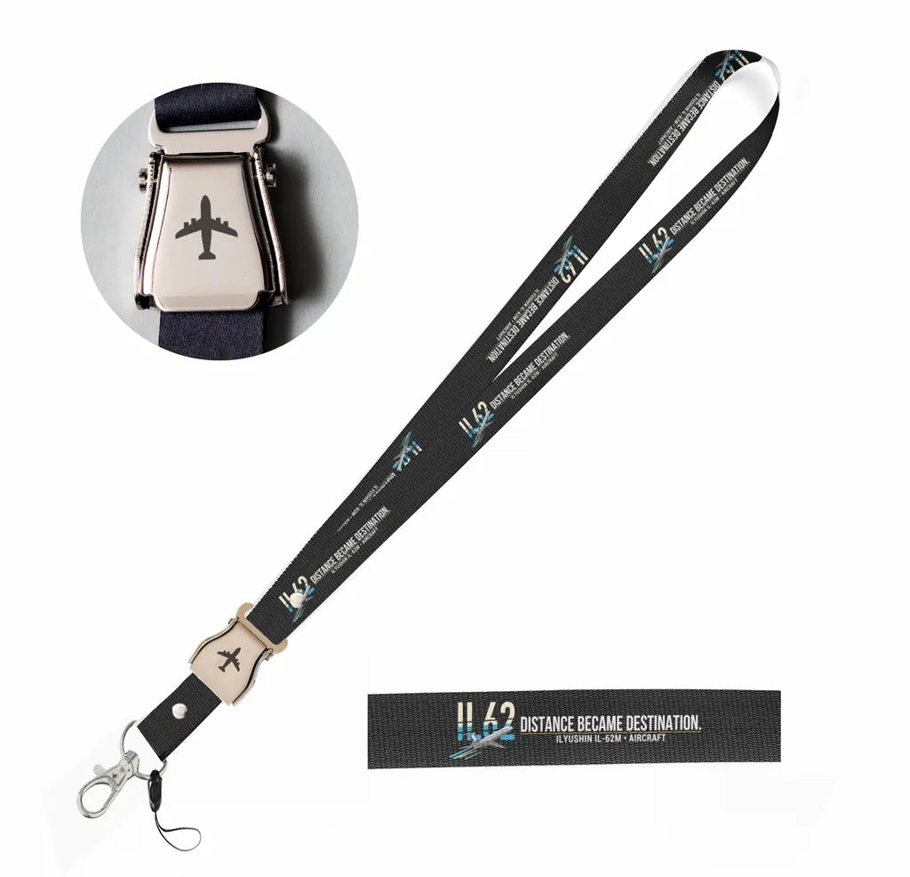 Ilyushin Il-62M seat belt lanyard - black